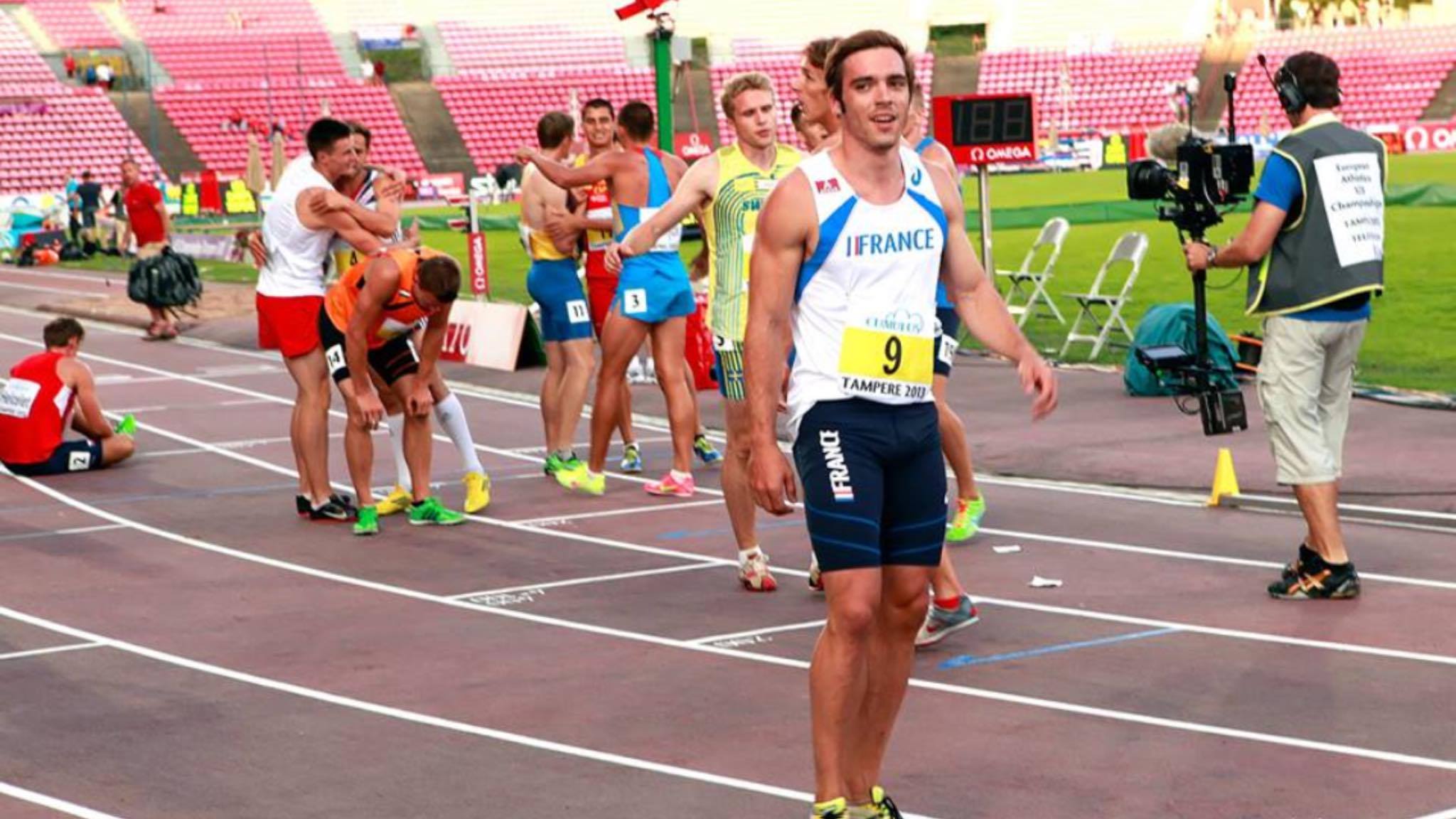 U23 European Championship in Tampere (FIN) in 2013 - after 1500m