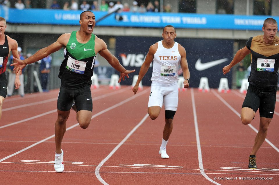 In steady rain new World best in 100m for Eaton - 10,21