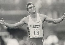 Dave Johnson - American Olympic decathlete, best remembered for earning the bronze medal in the decathlon at the 1992 Summer Olympics in Barcelona