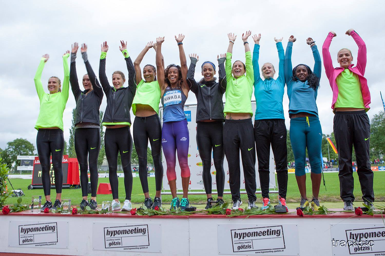 Hypomeeting Götzis 2016 Heptathlon Podium - Photo by Olavi Kaljunen / trackpic.net