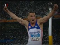 Roman Šebrle at the Olympic Games in Athens 2004