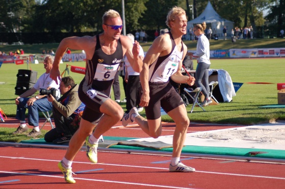 Tomaš Dvorak and Mikk Pahapill on Talence Decastar 2005