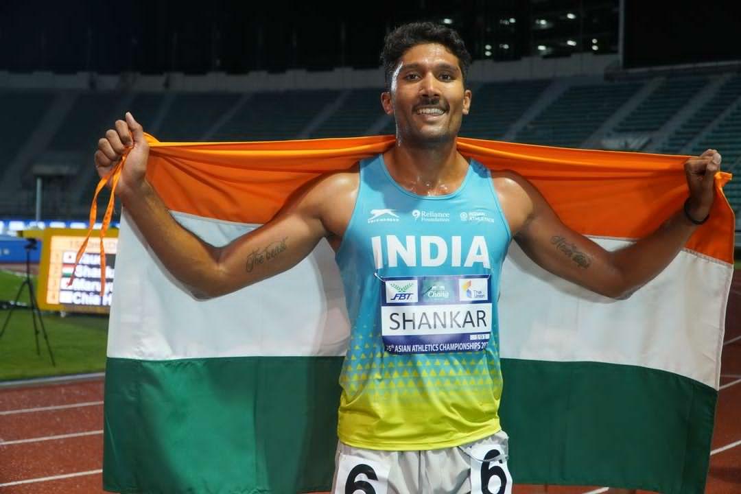 Tejaswin Shankar sets new national decathlon record